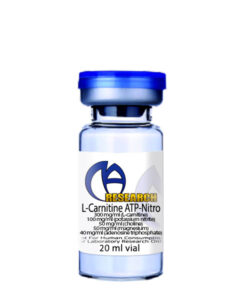 MA Research Chems L-Carnitine ATP-Nitro 300 mg/ml (L-carnitine) 100 mg/ml (potassium nitrite) 50 mg/ml (choline) 50 mg/ml (magnesium) 40 mg/ml (adenosine triphosphate)